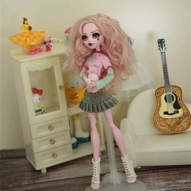 Monster high school кукла одежда монстр хай повседневная одежда Monster High Monster Gausu вторая волна