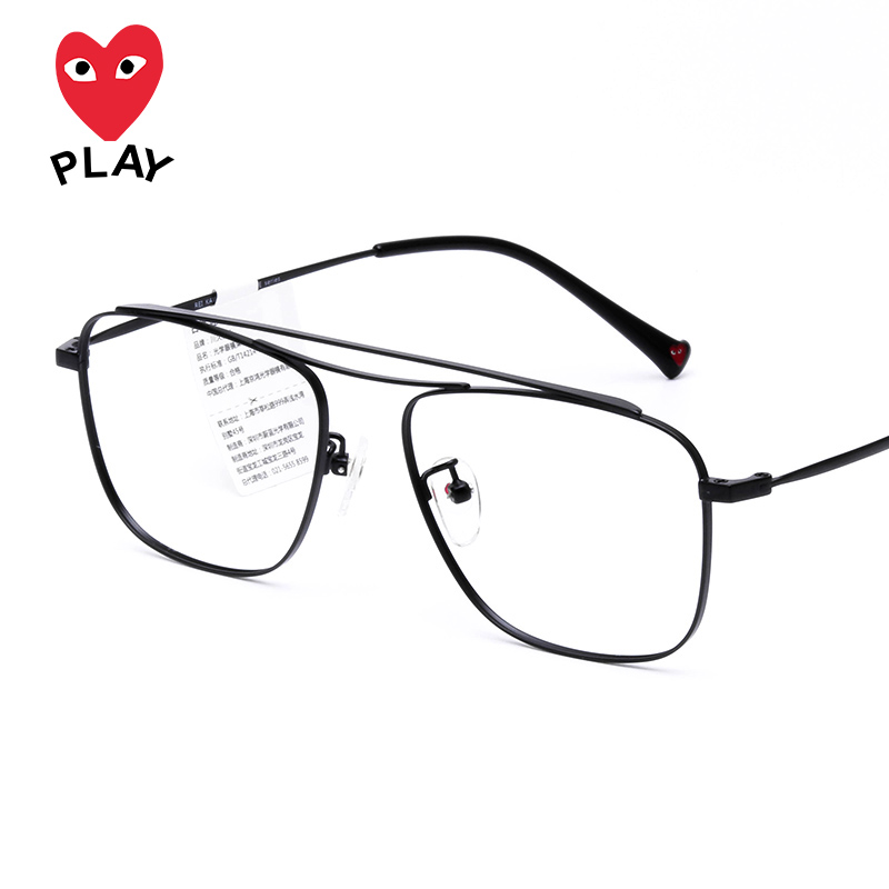 Rei Kawakubo glasses frame women's retro glasses frame men's Korean version tide can be equipped with degrees personality square eyes 5930