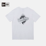 MLB, летняя хлопковая футболка подходит для мужчин и женщин, широкая цветовая палитра, короткий рукав, оверсайз