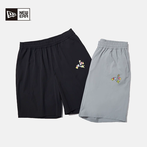 New Era Летние шорты для отдыха для влюбленных, дышащие штаны, с вышивкой