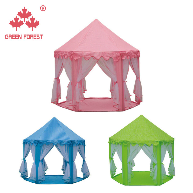 In the spring of 2020, children's hexagon tent game house baby girl super large house to home toys