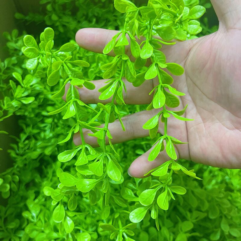 Turtle Artificial Aquatic Plant Strip for Turtle Hatchlings to Prevent Drowning, Hide from Stress, and Prevent Biting; Plant Landscaping for Fish Tanks and Turtle Tanks; Turtle Hatchling Breeding Tool