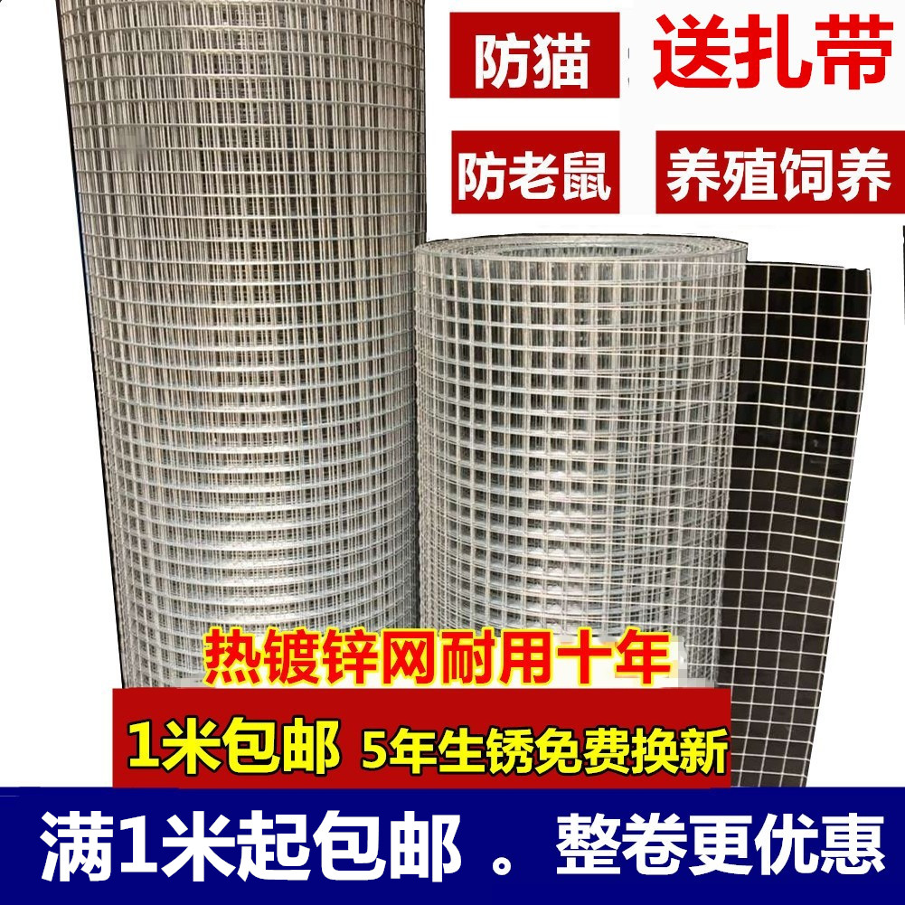 Balcony Protection Barbed Wire Multi-Meat Anti-Rusted Steel Wire Mesh Anti-Cat Hot-Dip Galvanized Mesh Anti-Rat