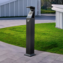 Outdoor vertical ash column Stainless Steel Smoked column Smoke Bucket Smoking Bucket Smoking Area Ash Bucket Smoke Column Ground Ashtrays