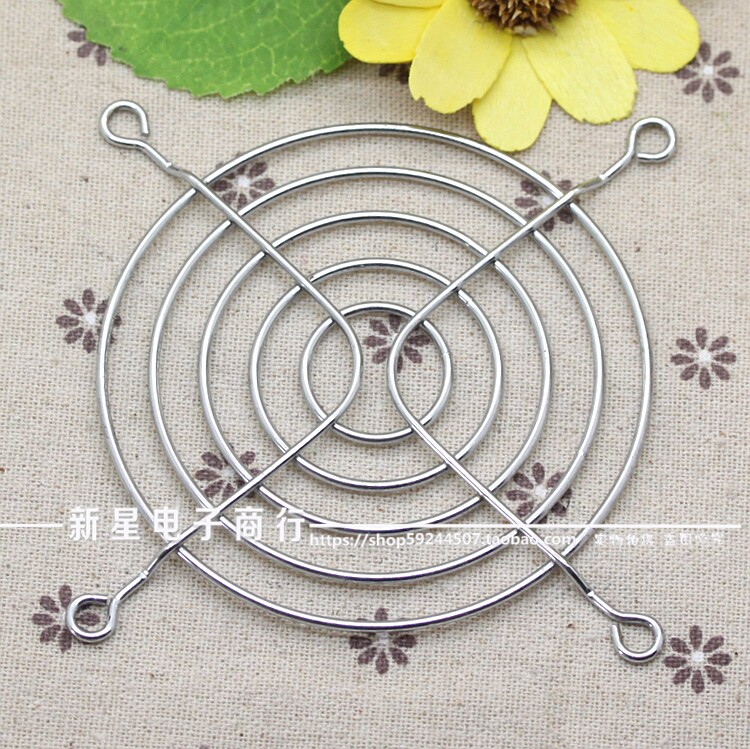 Fan stainless steel protective mesh 8cm 8cm protective cover protective mesh Iron plated metal protective mesh