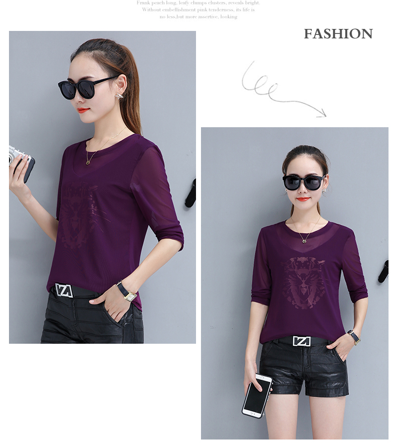 T-Shirt grande taille femme - Ref 3236006 Image 26