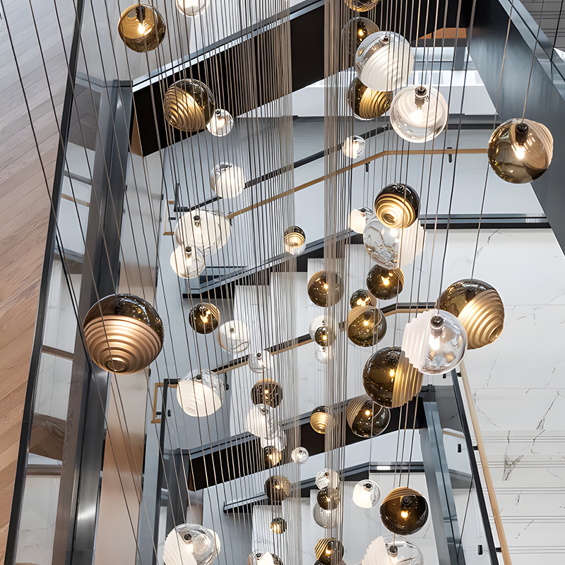 Czech Bomma Designer Living Room and Dining Room Lamp Glass Mezzanine Creative Bedroom Living Room Lamp Villa Staircase Chandelier Czech Bomma Designer Living Room and Dining Room Lamp Glass Mezzanine Creative Bedroom Living Room Lamp Villa Staircase Chandelier