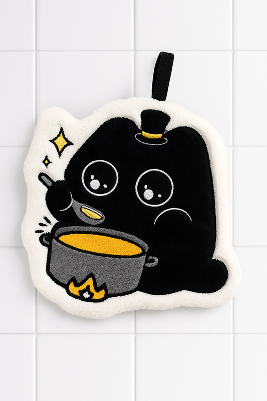 【The Lord of the Mysteries Fan Art】Kemeow Embroidered Coral Fleece Hand Towel, Maximum Size 20Cm*20Cm