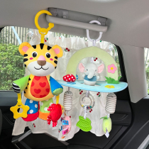 Baby bedside bell stroller pendant baby music nursery rhyme hanging rattle plush car soft chew toy