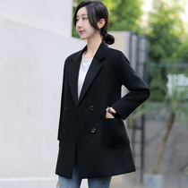 What about the son-in-the-coat womans mid-2022 new spring autumn and winter small taller cotton thickened Nicson black fur coat
