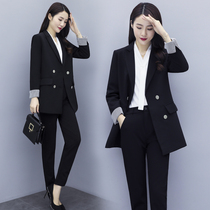 Suit suit Womens high-end tooling interview temperament Fan college student Career Spring and Autumn Zheng Clothing Work Clothes
