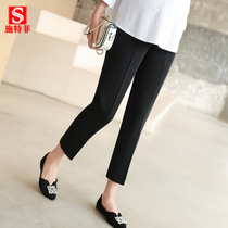 Western Dress Pants Women Summer 90% Straight Silo Small Subs 2022 New Slim Fit Casual Broadlegged Pants Spring Autumn Black Pants