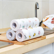 Home family disposable cleaning ragcloth dishwashcloth kitchen suction oil paper wipe hand towels water-absorbing dishcloth rub tablecloths