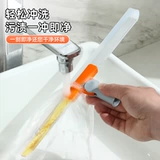 Волшебная швабра, бытовая швабра для унитаза, скребок, швабра для пола, большая бытовая силиконовая швабра двойного назначения, веник для подметания туалетной комнаты