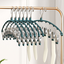 Stainless Steel Socks Clotheshorse balcony Dried Underwear Briefs windproof Sox clips Multi-clip No-mark Cold Clothes Clip