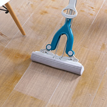 Home folding rubber cotton mop household absorbent sponge head no hand wash sponge mop head sponge handle
