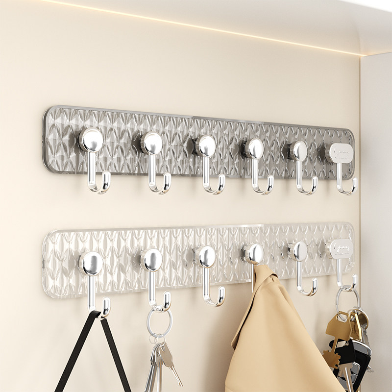 Light extravagant rear hanger hanger hanger free from punching door No marks on door No marks Adhesive Hook STRONG VISCOSE WALL HANGING CLOTHES HOOK-TAOBAO