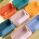 Desktop storage box rectangular cosmetic drawer box home kitchen miscellaneous storage box plastic organizer basket hl