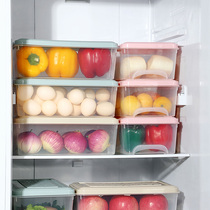 Home Refrigerator Storage Box Drawer Egg Box Storage Box Kitchen Plastic Frozen Food Food Cuisine