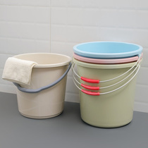 Home Plastic Bucket Home Student Dormitory Bathing and Washing Tapered Large Storage Bucket