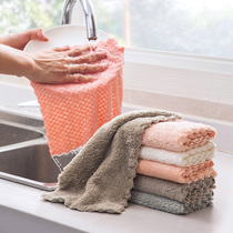 Home-free dishwashing cloth absorbent cloth 10 strips kitchen thickened tablecloth cleaning towel towel towel