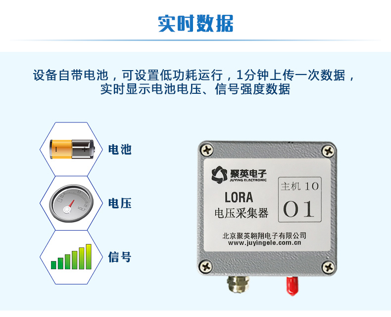 LORA电压采集器实时数据