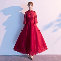 Бордовый, длинный