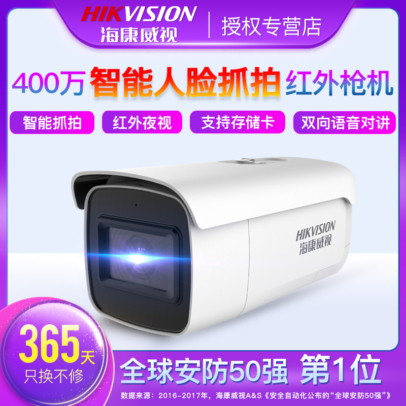 Hikvision DS-2CD3646FWDA2 F-IZS 4 Million POE Intelligent Face Recognition Capture Audio Camera