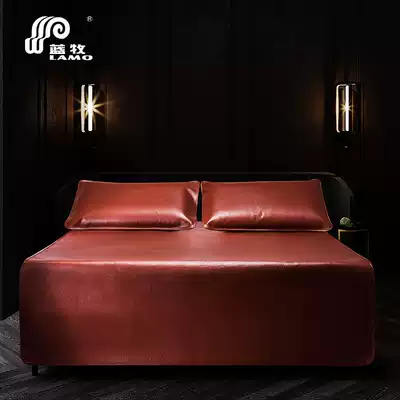 LAMO blue animal can be customized cowhide Mat 1 8 meters double leather mat single seat summer soft seat cow three sets