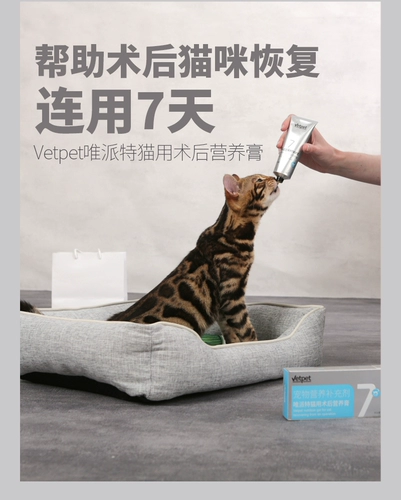 Вей Патт Кот послеоперационная пищевая паста 80 грамм стерилизации кошек после операции - это слабое питание добавки питания