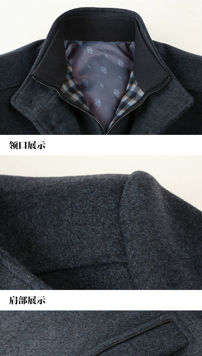 Blouson homme STRONGJIAN   manches longues en Laine - Ref 3116884 Image 32