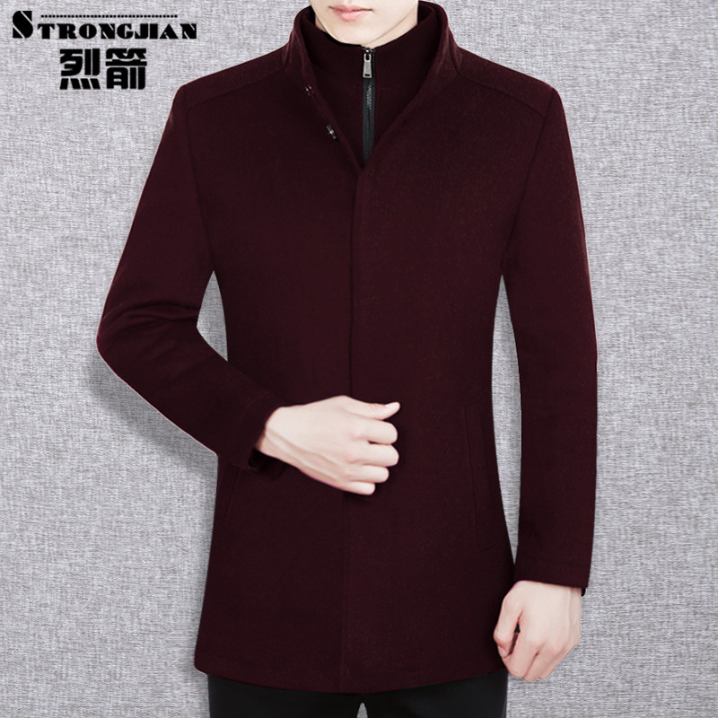 Blouson homme STRONGJIAN   manches longues en Laine - Ref 3116884 Image 3