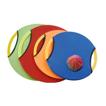 Childrens bounce circle kindergarten throw and catch the ball outdoor parent-child six childrens Frisbee toy sensory integration training bounce
