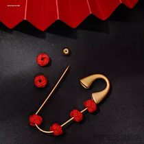 Accessories cover cute golden outing corsage antique zodiac hat pendant elastic pin protective cap