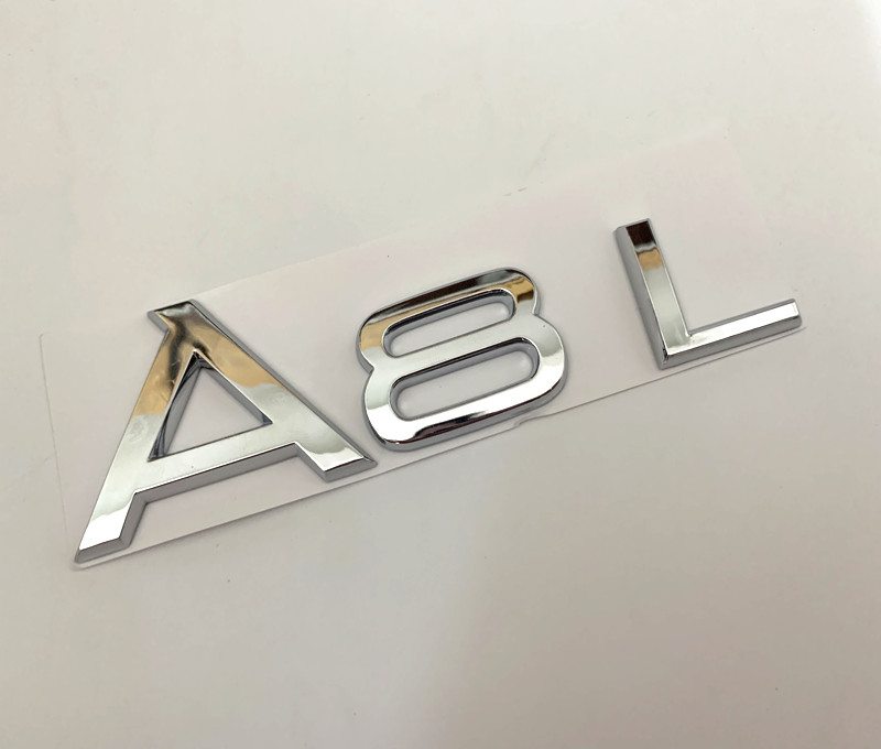 Applicable to Audi A8 A8L S8 displacement standard 60TFSI car tail mark rear word mark number mark trunk car label