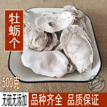 Chinese herbal medicine oyster shell whole oyster clam oyster shell sea oyster skin left Shell 500g