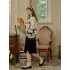 SimpleRetro Cream Puff Cat Jacquard Wool Knitted Cardigan Women's Short Lazy Style Sweater Coat