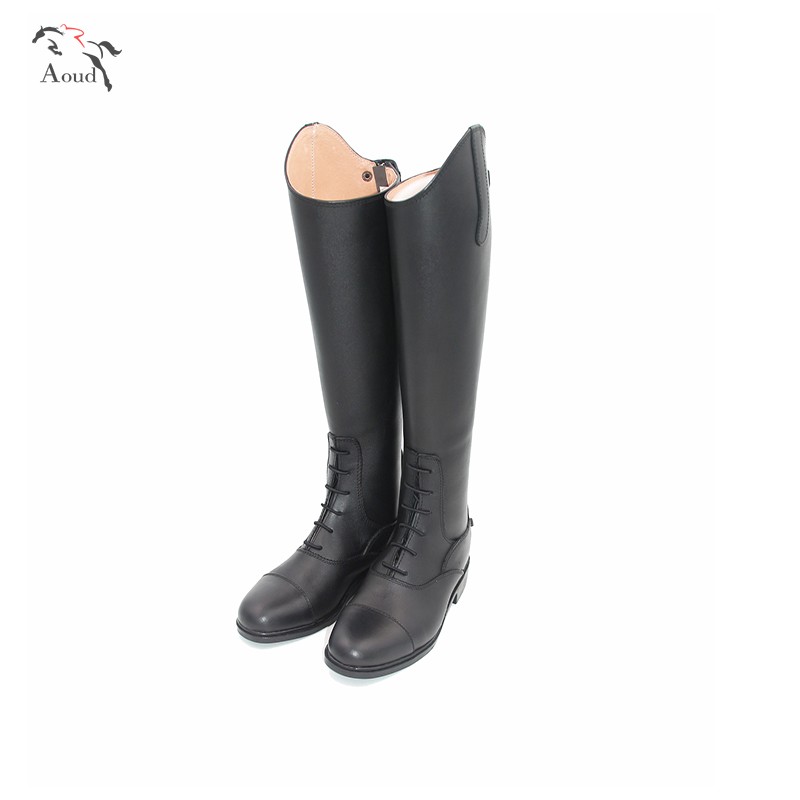 English-style Equestrian Horse Boots Riding Boots Long Barrel Boots Knight Horse Boots Headlayer Cow Leather Equestrian Items Tailor-made