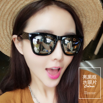 Special fashion sunglasses sunscreen UV protection large frame wild retro round face personality simple mens and womens sunglasses tide