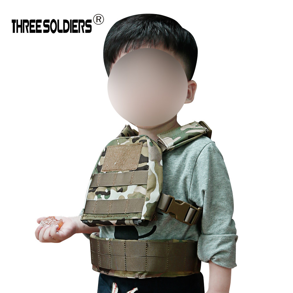 CS children's tactical vest 2-6 years old real cs vs nylon vest performance clothes shooting props
