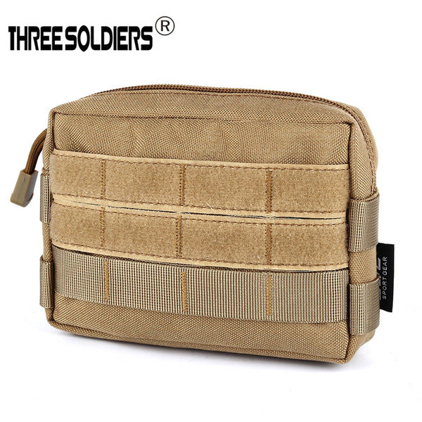 Outdoor MOLLE accessory bag hiking wash bag running sports mobile phone pocket tactical sundry bag