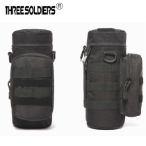 Outdoor Camo Tactical Insulated Kettle Set Molle Hanging Bag Accessory Bag Water Cup Bag Mountaineering Travel Kettle Bag