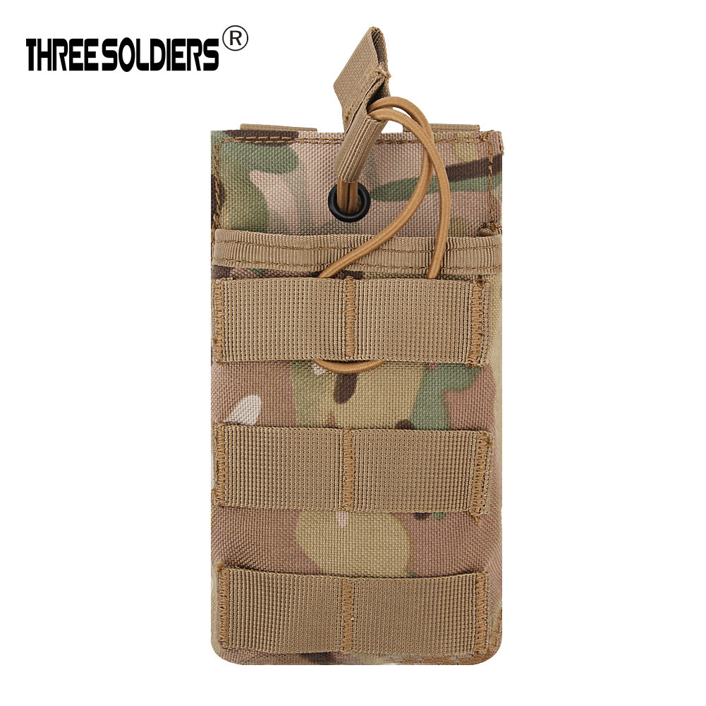 Three Soldiers Nylon Widening Abrasion Resistant Molle Single Couplets Accessories Bag Tactical Backpacks G36 Accessories Bag Cashier Bag 