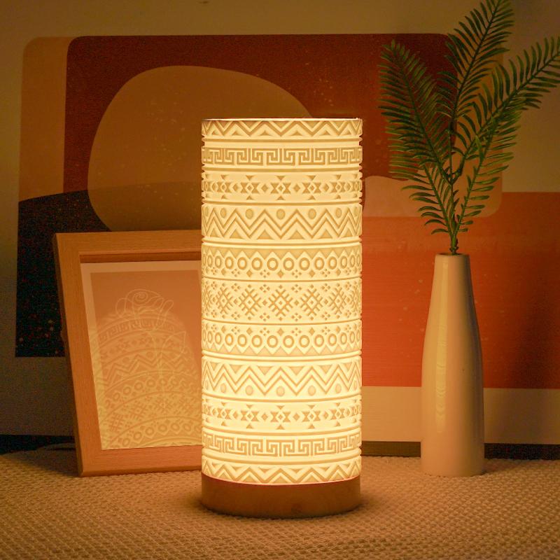 Bohemian Table Lamp, High-End Bedside Lamp, Plug-In Light, Night Light, Modern Simple Atmosphere Lamp, Decorative Living Room
