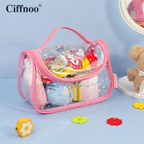 Childrens wash bag travel female cartoon cute bath bag small summer camp swimming storage bag portable cosmetic bag