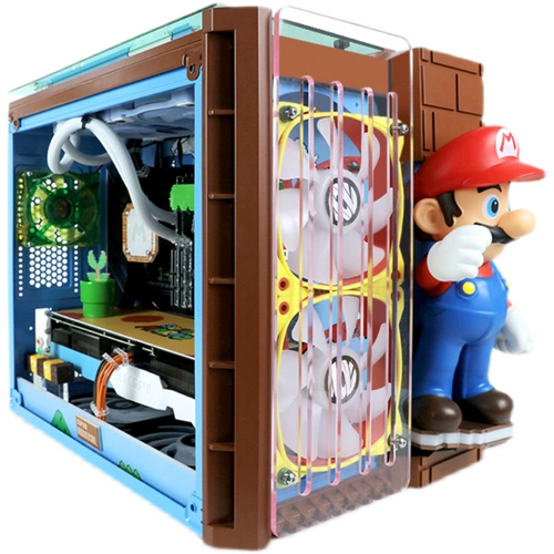 FUXK Super Plumber New Water Cooling Mod настройка 3070TI DDR5 ITX Gaming Desktop Computer