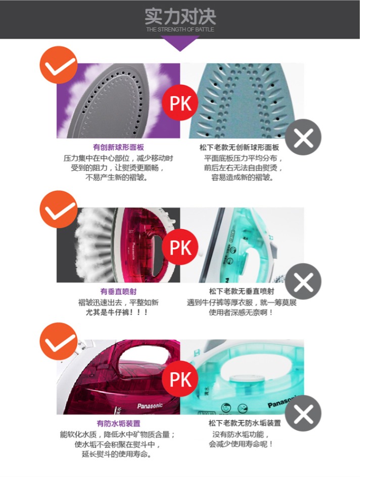 bàn ủi không dây Bàn ủi hơi nước không dây Panasonic Bàn ủi đứng cầm tay cầm tay mini cầm tay bàn ủi sokany