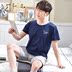 bộ đồ ngủ Mordale ngắn tay Mens Summer Shorts Home Mang mùa xuân / hè Ice Suit mỏng mùa hè có thể đi ra. 