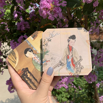 Clearance National style retro Tang Shi womens painting nine-color eye shadow small portable dumb Pearl waterproof flash powder parity