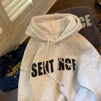 Хлопковая утепленная утепленная толстовка, парная одежда для влюбленных, куртка, в американском стиле, оверсайз